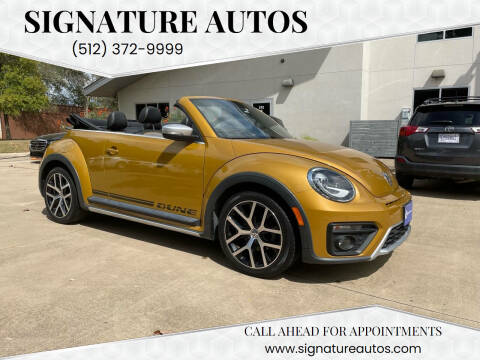 2017 Volkswagen Beetle Convertible for sale at Signature Autos in Austin TX