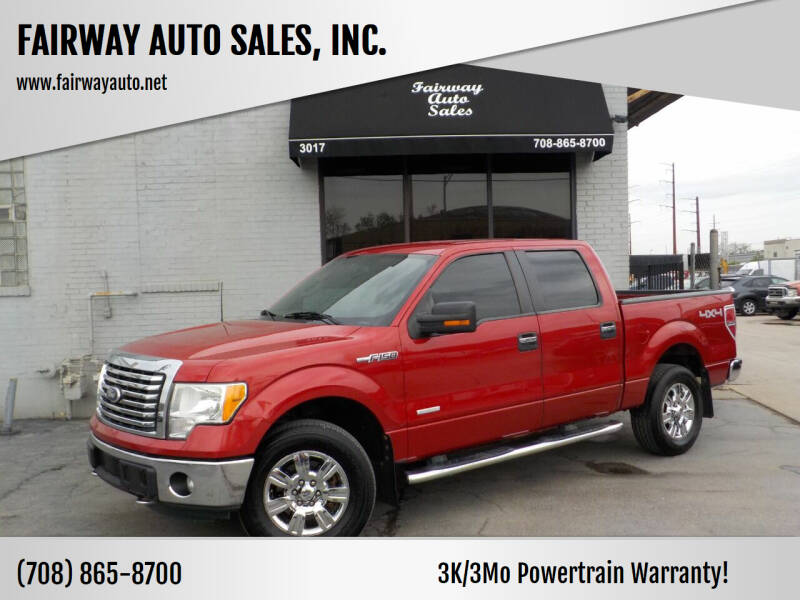 2011 Ford F-150 for sale at FAIRWAY AUTO SALES, INC. in Melrose Park IL