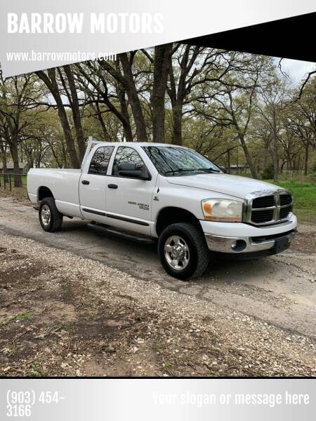 2006 Dodge Ram Pickup 2500 for sale at BARROW MOTORS in Campbell TX