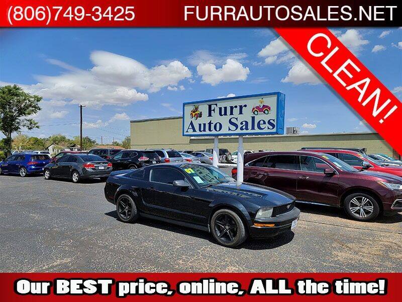 2007 Ford Mustang for sale at FURR AUTO SALES in Lubbock TX
