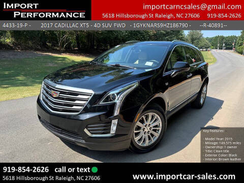 2017 Cadillac XT5 for sale at Import Performance Sales in Raleigh NC