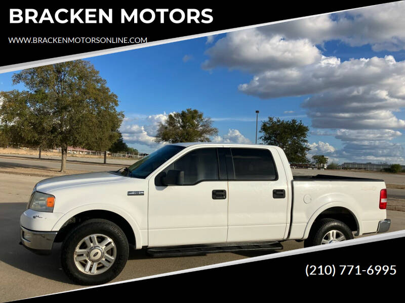 2004 Ford F-150 for sale at BRACKEN MOTORS in San Antonio TX