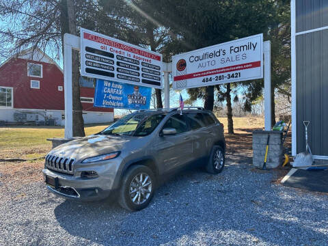 2018 Jeep Cherokee for sale at Caulfields Family Auto Sales in Bath PA
