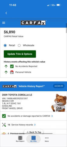 2009 Toyota Corolla LE