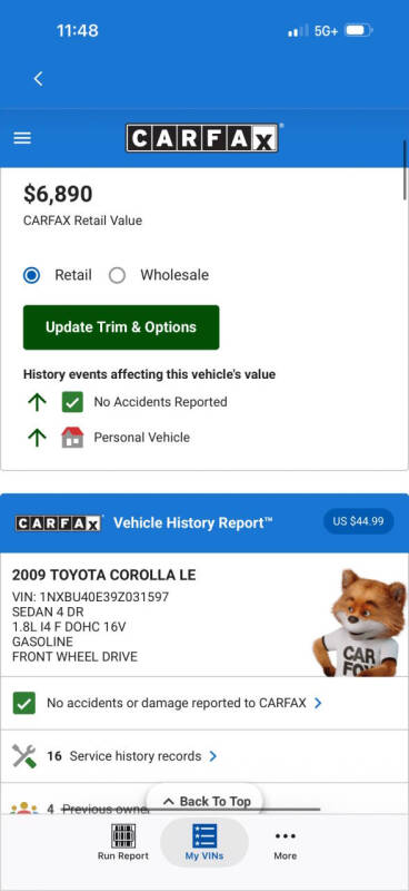 2009 Toyota Corolla LE