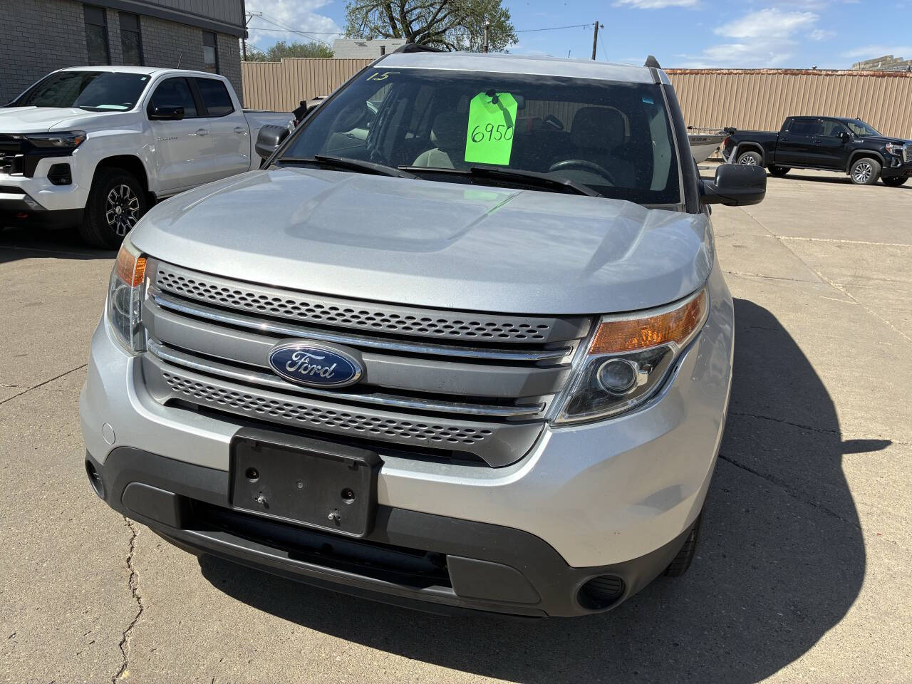 Silver 2015 Ford Explorer Base AWD Base 4dr SUV 2