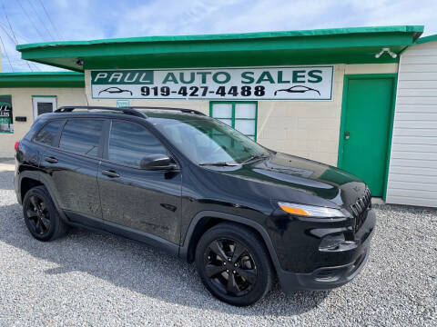 2017 Jeep Cherokee for sale at Paul Auto Sales in Smithfield NC