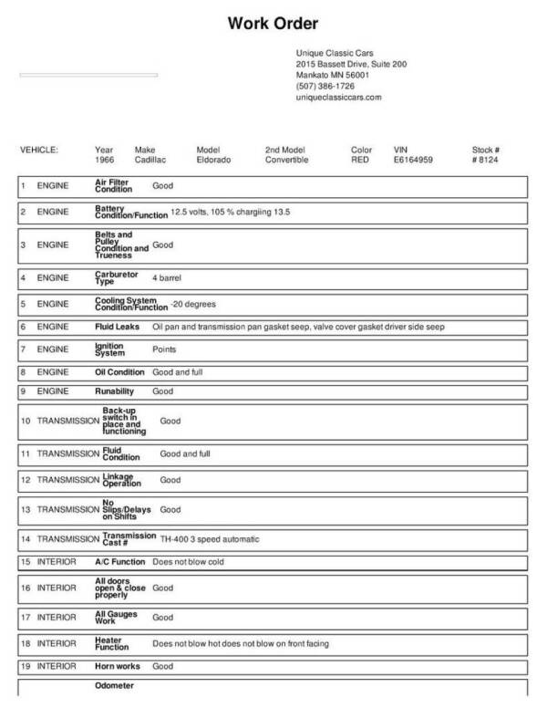 1966 Cadillac Eldorado