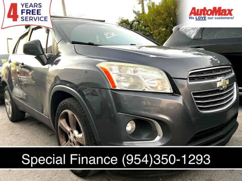 2016 Chevrolet Trax for sale at Auto Max in Hollywood FL