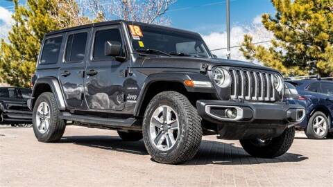 2018 Jeep Wrangler Unlimited for sale at MUSCLE MOTORS AUTO SALES INC in Reno NV