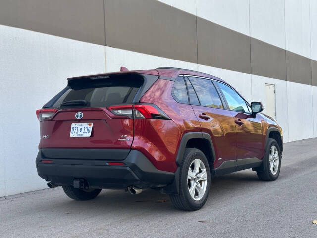 2021 Toyota RAV4 Hybrid for sale at Phoenix Motor Co in Romulus, MI