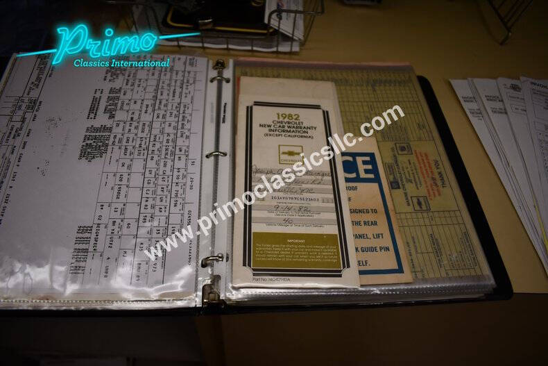 1982 Chevrolet Corvette Collector Edition