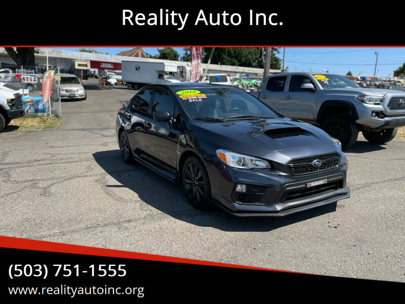 2018 Subaru WRX for sale at Reality Auto Inc. in Salem OR