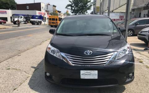 2017 Toyota Sienna for sale at Luxury 1 Auto Sales Inc in Brooklyn NY