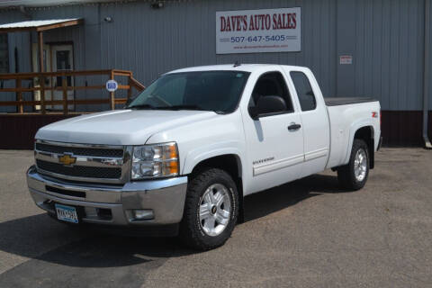 2012 Chevrolet Silverado 1500 for sale at Dave's Auto Sales in Winthrop MN