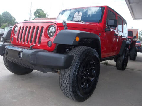 2016 Jeep Wrangler Unlimited for sale at Broken Arrow Motor Co in Broken Arrow OK