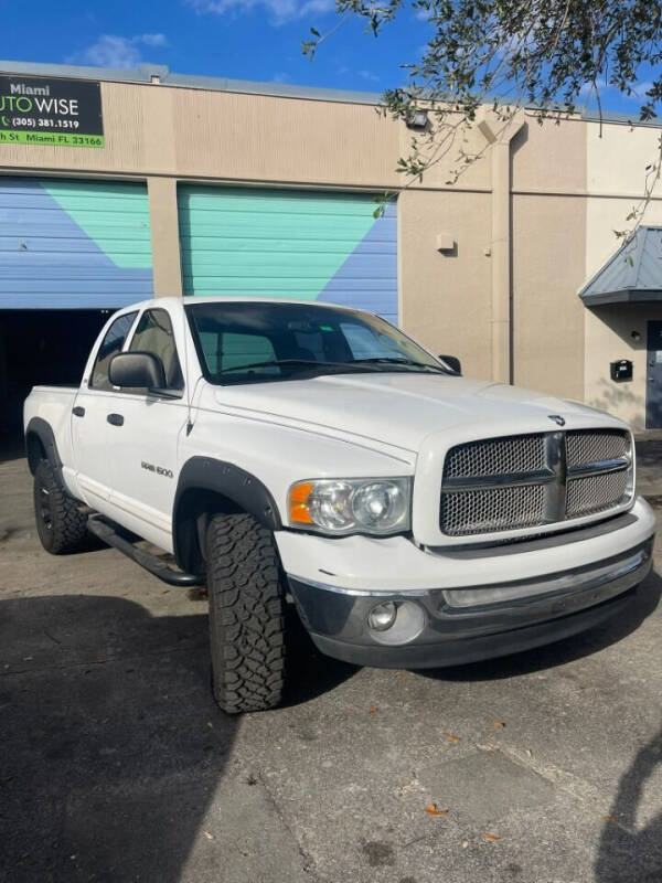 2002 Dodge Ram Pickup 1500 for sale at MIAMI AUTOWISE, LLC. in Miami FL