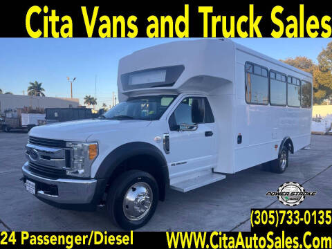 2017 FORD F550 SD DIESEL   *PASSENGER* *SHUTTLE BUS*  for sale at Cita Auto Sales in Medley FL