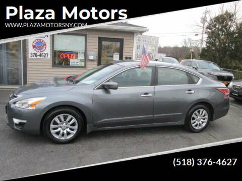 2015 Nissan Altima for sale at Plaza Motors in Rensselaer NY