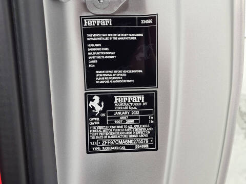 2022 Ferrari 812 GTS