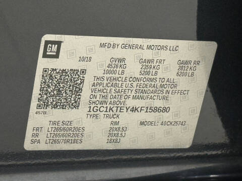 2019 Chevrolet Silverado 2500HD LTZ