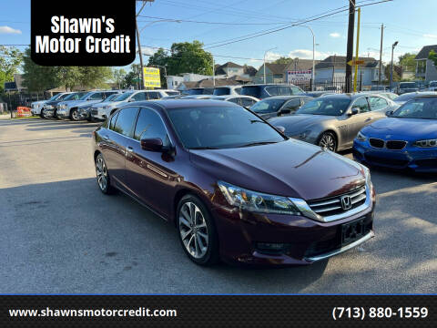 2014 Honda Accord for sale at Shawn's Motor Credit in Houston TX