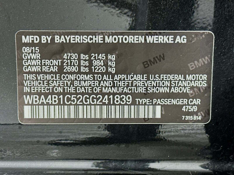 2016 BMW 4 Series 435i Gran Coupe