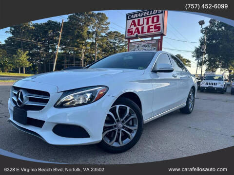 2015 Mercedes-Benz C-Class for sale at Carafello's Auto Sales in Norfolk VA