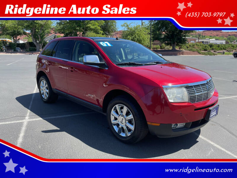 2007 Lincoln MKX for sale at Ridgeline Auto Sales in Saint George UT