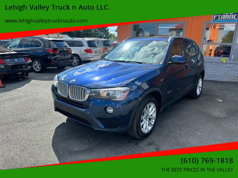 2017 BMW X3 for sale at Lehigh Valley Truck n Auto LLC. in Schnecksville PA