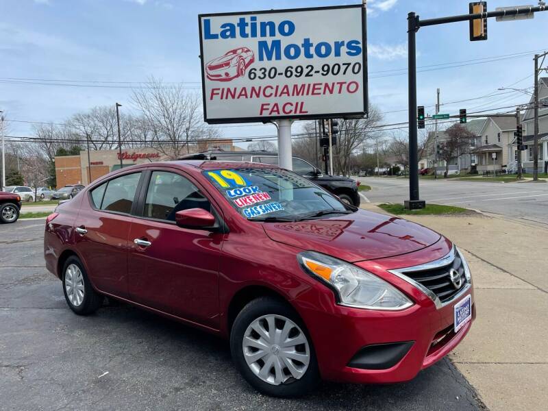2019 Nissan Versa for sale at Latino Motors in Aurora IL