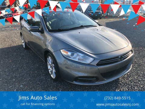 2013 Dodge Dart for sale at Jims Auto Sales in Lakehurst NJ