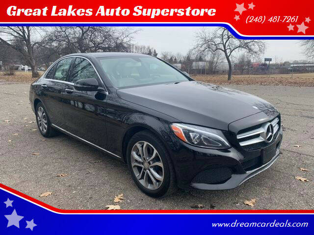 2016 Mercedes-Benz C-Class for sale at Great Lakes Auto Superstore in Waterford Township MI