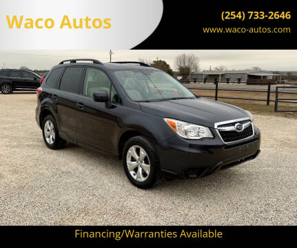 2015 Subaru Forester for sale at Waco Autos in Lorena TX