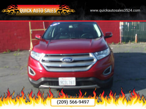 2015 Ford Edge for sale at Quick Auto Sales in Ceres CA