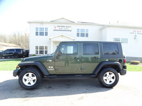 2009 Jeep Wrangler Unlimited for sale at SOUTHERN SELECT AUTO SALES in Medina OH