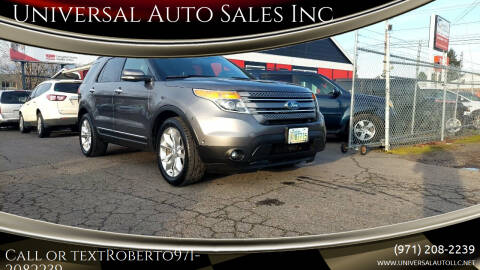2012 Ford Explorer for sale at Universal Auto Sales Inc in Salem OR