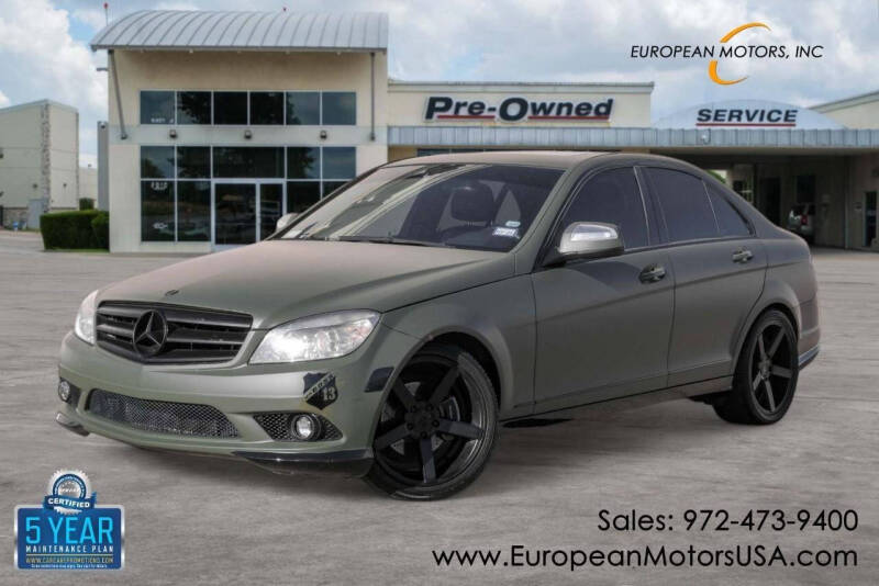 2009 Mercedes-Benz C-Class for sale at European Motors Inc in Plano TX