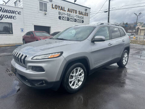 2015 Jeep Cherokee for sale at Loyal Auto Sales in Pontiac MI