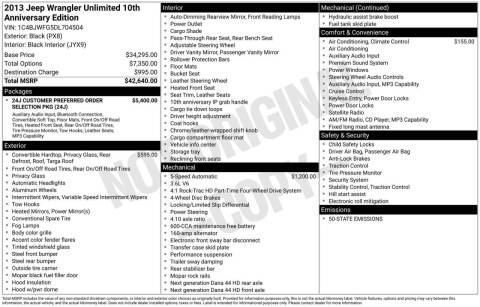 2013 Jeep Wrangler Unlimited