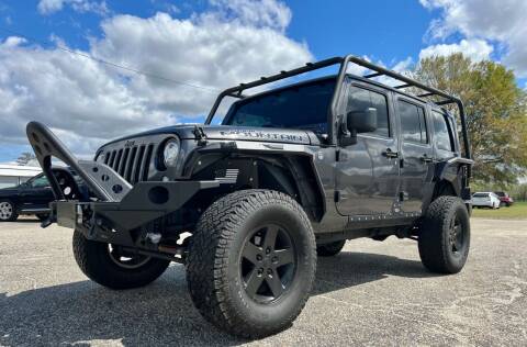 2017 Jeep Wrangler Unlimited for sale at CarWorx LLC in Dunn NC