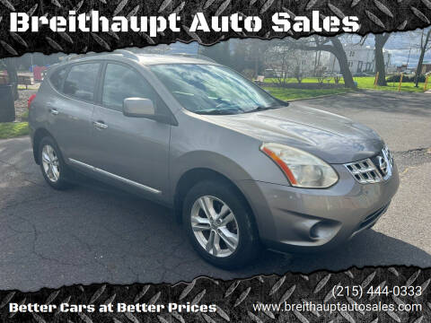 2012 Nissan Rogue for sale at Breithaupt Auto Sales in Hatboro PA