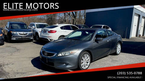 2008 Honda Accord for sale at ELITE MOTORS in West Haven CT