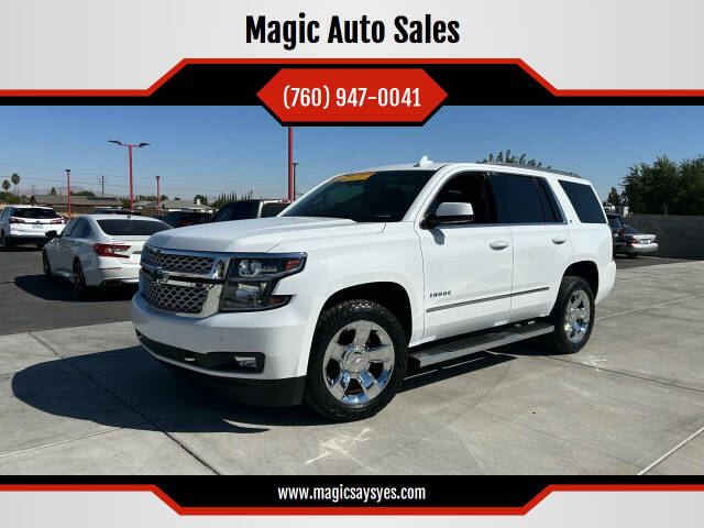 2017 Chevrolet Tahoe for sale at Magic Auto Sales in Hesperia, CA