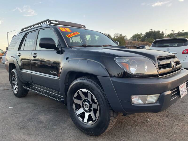 2003 Toyota 4Runner for sale at 1 NATION AUTO GROUP in Vista CA