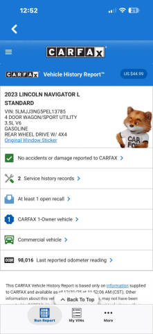 2023 Lincoln Navigator L Standard