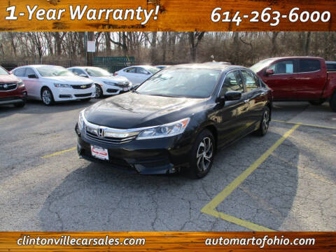 2016 Honda Accord for sale at Clintonville Car Sales in Columbus OH