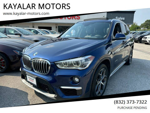 2016 BMW X1 for sale at KAYALAR MOTORS in Houston TX