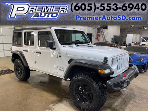 2020 Jeep Wrangler Unlimited for sale at Premier Auto in Sioux Falls SD