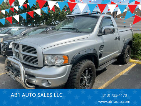 2002 Dodge Ram 1500 for sale at AB1 AUTO SALES LLC in Detroit MI